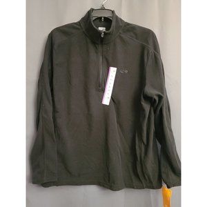 Champion Performance Black Active Quarter Zip Pullover Sweater Sweatshirt XL